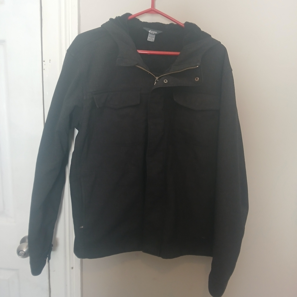 Men's Black Hooded Mountain Equipment Co. Wintet Jacket